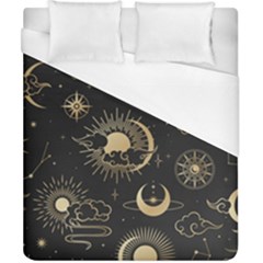 Asian Seamless Pattern With Clouds Moon Sun Stars Vector Collection Oriental Chinese Japanese Korean Duvet Cover (california King Size) by pakminggu