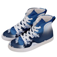 The Great Wave Off Kanagawa Women s Hi-top Skate Sneakers by pakminggu