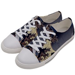 The Great Wave Off Kanagawa Japan Japanese Waves Women s Low Top Canvas Sneakers by pakminggu