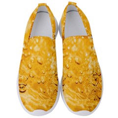 Water-gold Men s Slip On Sneakers by nateshop