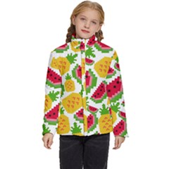 Watermelon -12 Kids  Puffer Bubble Jacket Coat by nateshop