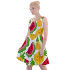 Watermelon -12 Knee Length Skater Dress by nateshop