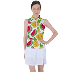 Watermelon -12 Women s Sleeveless Polo T-shirt by nateshop