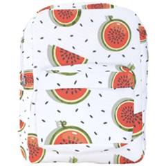 Seamless Background Pattern With Watermelon Slices Full Print Backpack by pakminggu