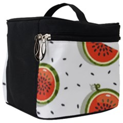 Seamless Background Pattern With Watermelon Slices Make Up Travel Bag (big) by pakminggu