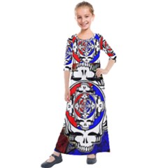 The Grateful Dead Kids  Quarter Sleeve Maxi Dress by Grandong