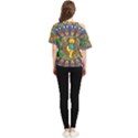 Dead Dancing Bears Grateful Dead Pattern One Shoulder Cut Out T-Shirt View2