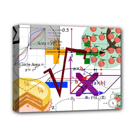 Mathematics Formula Physics School Deluxe Canvas 14  X 11  (stretched) by Bedest