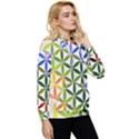 Mandala Rainbow Colorful Women s Lightweight Drawstring Hoodie View3