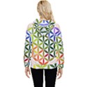 Mandala Rainbow Colorful Women s Lightweight Drawstring Hoodie View4