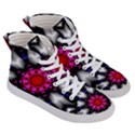 Kaleidoscope-round-metal Women s Hi-Top Skate Sneakers View3