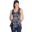 Flowers Of Diamonds In Harmony And Structures Of Love Sleeveless Tunic View1