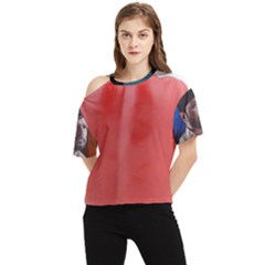 Adobe Express 20230807 1249100 1 Fb Img 1694012935321 Fb Img 1694012925239 Pngfind Com-league-of-legends-png-3243460 One Shoulder Cut Out T-shirt by 94gb