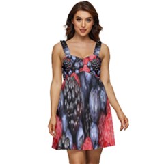 Berries-01 Ruffle Strap Babydoll Chiffon Dress by nateshop