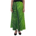 Green-leaf-plant-freshness-color Flared Maxi Skirt View1