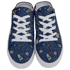 Cat-cosmos-cosmonaut-rocket Half Slippers by pakminggu