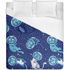 Cat Spacesuit Space Suit Astronauts Duvet Cover (california King Size) by pakminggu