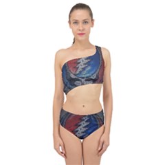 Grateful Dead Logo Spliced Up Two Piece Swimsuit by Cowasu