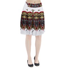 Samurai Katana Warrior Pleated Skirt by Cowasu