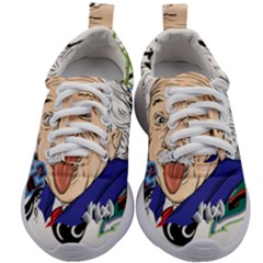 Albert Einstein Physicist Kids Athletic Shoes by Cowasu