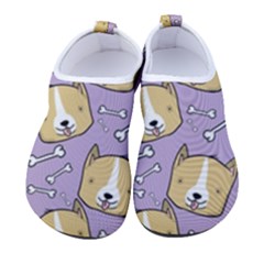 Corgi Pattern Men s Sock-style Water Shoes by Cowasu