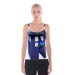 Tardis-doctor-who Spaghetti Strap Top by Cowasu