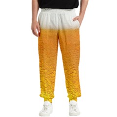 Beer Bubbles Pattern Men s Elastic Waist Pants by Cowasu