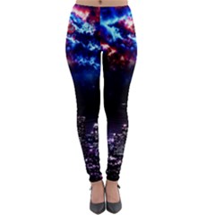 Science-fiction-sci-fi-forward Lightweight Velour Leggings by Cowasu