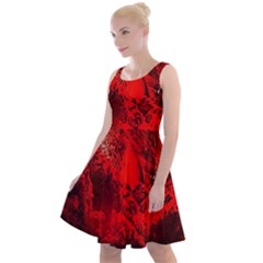 Planet-hell-hell-mystical-fantasy Knee Length Skater Dress by Cowasu