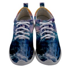 Sea-waves-ocean-water-beach-surf Women Athletic Shoes by Cowasu