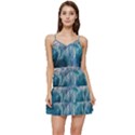 Sea-waves-ocean-water-beach-surf Short Frill Dress View1