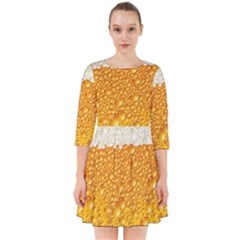 Bubble-beer Smock Dress by Sarkoni