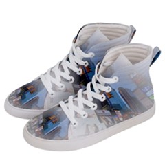 New York City Women s Hi-top Skate Sneakers by Sarkoni