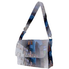 New York City Full Print Messenger Bag (s) by Sarkoni