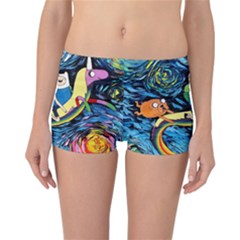 Cartoon Parody  Art Starry Night Van Gogh Reversible Boyleg Bikini Bottoms by Sarkoni