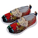 Cartoon Starry Night Vincent Van Gogh Kids  Velcro No Lace Shoes View2