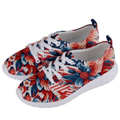 America Pattern Women s Lightweight Sports Shoes by Valentinaart