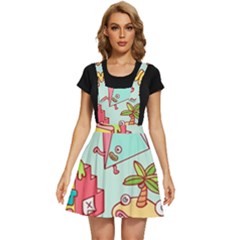 Summer Up Cute Doodle Apron Dress by Bedest