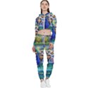 Peacocks  Fantasy Garden Cropped Zip Up Lounge Set View1