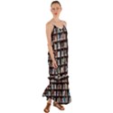 Book Collection In Brown Wooden Bookcases Books Bookshelf Library Cami Maxi Ruffle Chiffon Dress View1