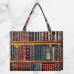 Books-library-bookshelf-bookshop Medium Tote Bag by Ravend