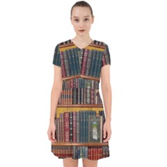 Books-library-bookshelf-bookshop Adorable In Chiffon Dress by Ravend