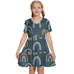 Vintage Kids  Short Sleeve Tiered Mini Dress by zappwaits