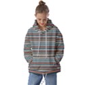 Stripes Kids  Oversized Hoodie View1