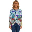 Fish The Ocean World Underwater Fishes Tropical Long Sleeve Crew Neck Pullover Top View1