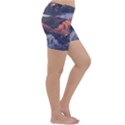 Adventure Psychedelic Mountain Lightweight Velour Yoga Shorts View3