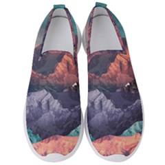 Adventure Psychedelic Mountain Men s Slip On Sneakers by Ndabl3x