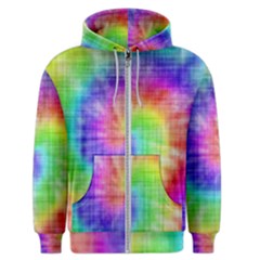 Watercolor-batik Men s Zipper Hoodie by nateshop