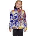 Psychedelic Colorful Abstract Trippy Fractal Mandelbrot Set Kids  Puffer Bubble Jacket Coat View1