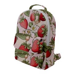 Strawberry Fruit Flap Pocket Backpack (large) by Bedest